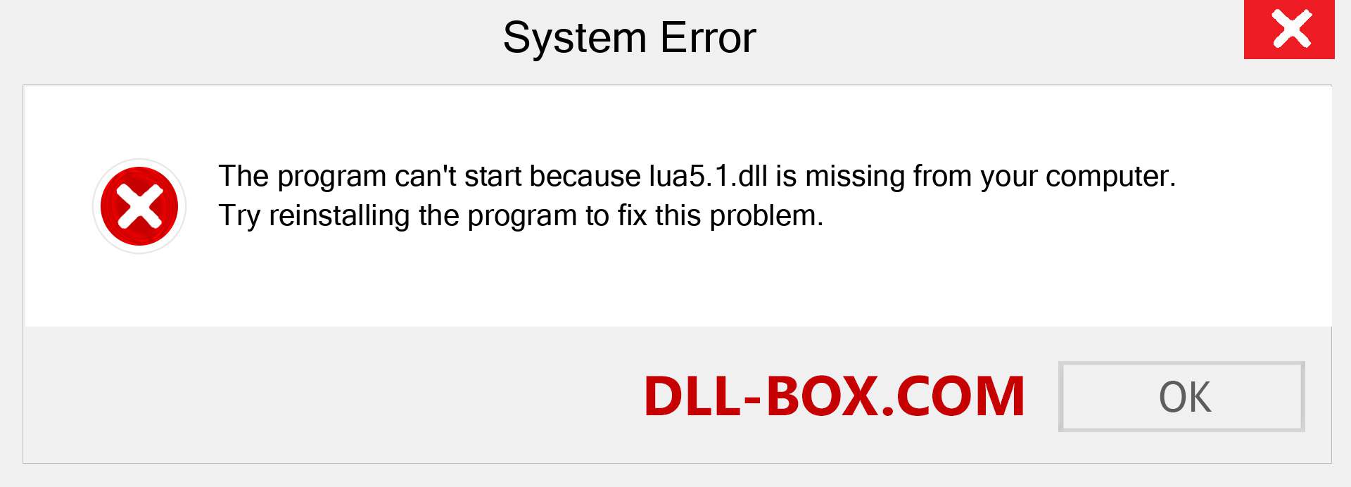  lua5.1.dll file is missing?. Download for Windows 7, 8, 10 - Fix  lua5.1 dll Missing Error on Windows, photos, images